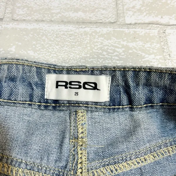 RSQ Women's Light Blue Denim Boho Minimalist Maxi Skirt - Image 4