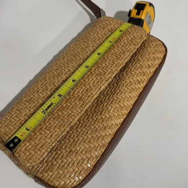 Liz claiborne wicker shoulder purse EUC - Image 8