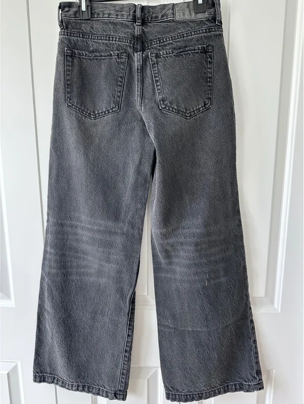 Pacsun Lena Super Baggy Jeans Black Wash Size 25 - Image 3