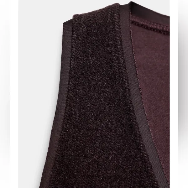Zara NWT thick knit sleeveless brown top - Image 10