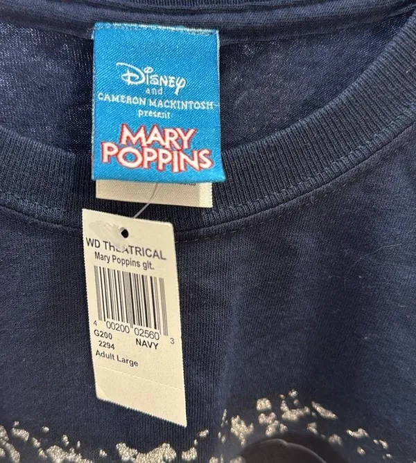 DISNEY Mary Poppins The Musical Tee Blue-Large - Image 6