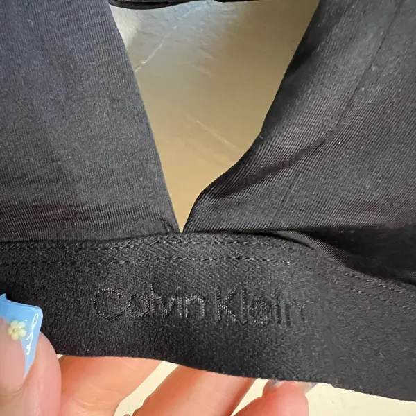 Calvin Klein‎ Black Wireless Triangle Bralette - Image 2