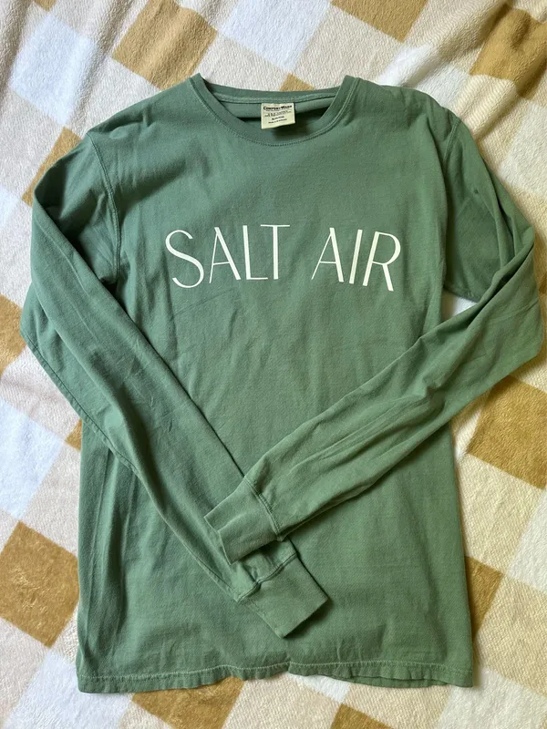 Comfort Wash Taylor Swift August Salt Air Lyrics Long Sleeve - Image 4