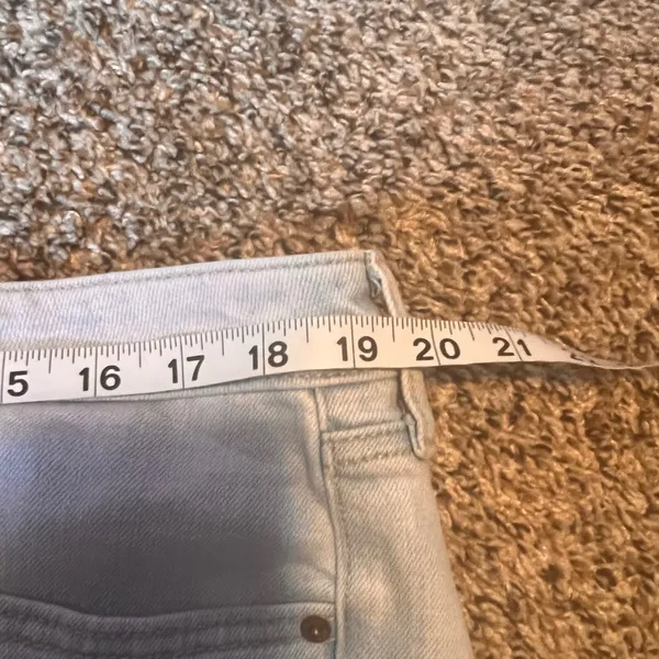 Old Navy OG‎ Straight Jeans High Rise Light Wash Denim Secret Smooth Pockets 16 - Image 4