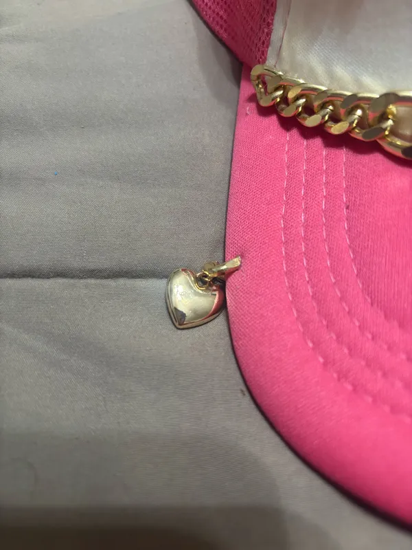 Pink Trucker hat with “M” initial - Image 3