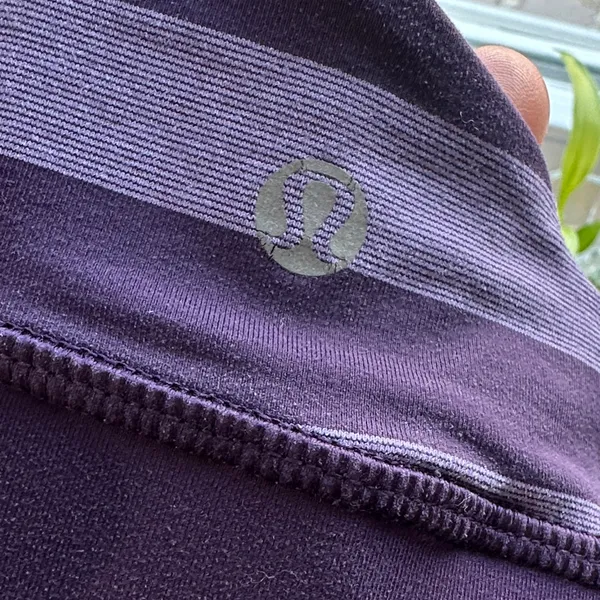 Lululemon Striped purple Women's Sport Top - Image 4