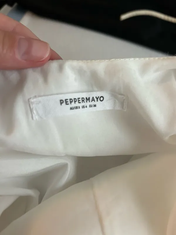 Peppermayo White Mini Dress - Image 2