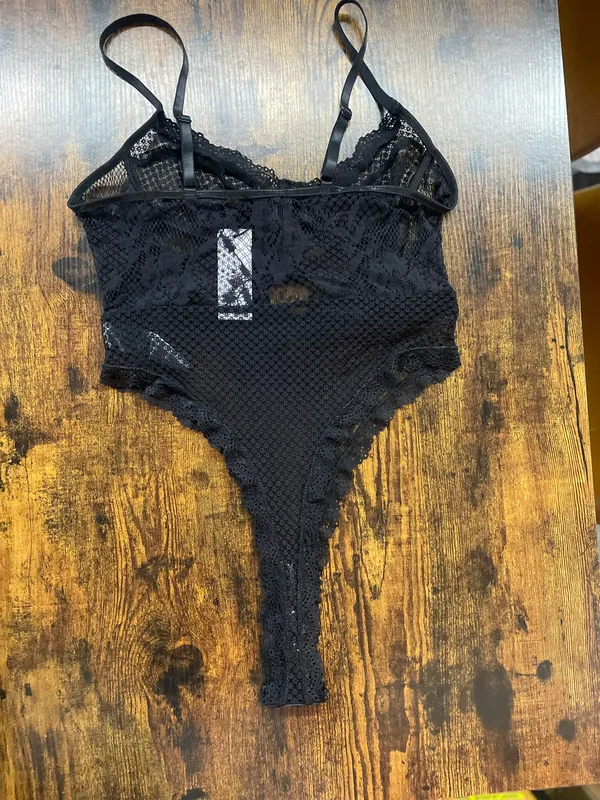 Nasty Gal Mesh And Lace Underwired Cut Out Bodysuit - Image 14