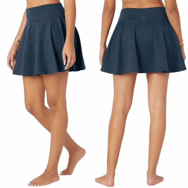 Beyond Yoga Spacedye Hot Shot Circle Skirt in Nocturnal Navy Size S - Image 2