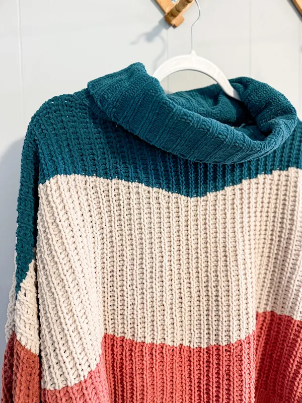 POL Chunky Knit Turtleneck Sweater - Image 2