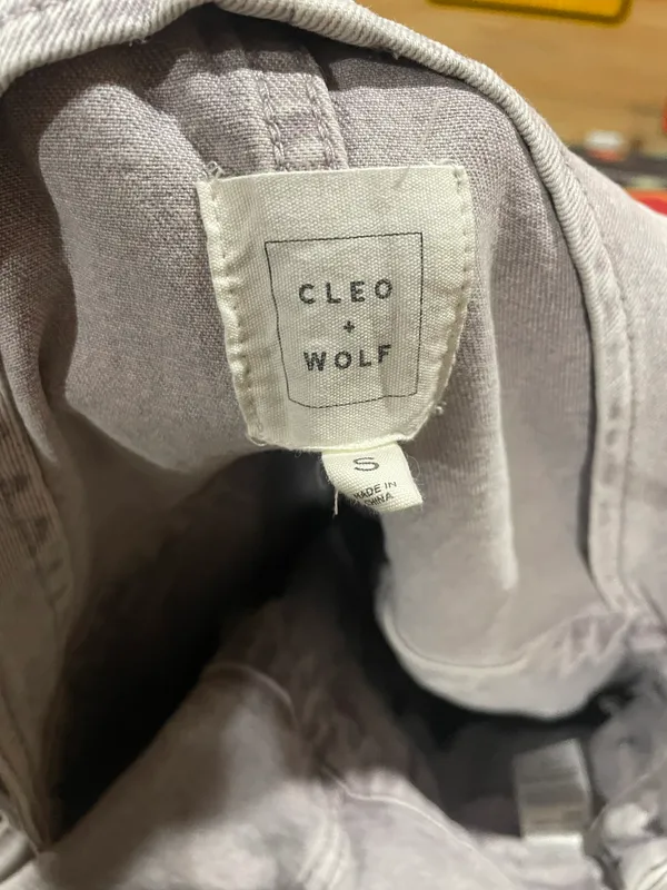 Cleo + Wolf Purple Overalls - Image 4