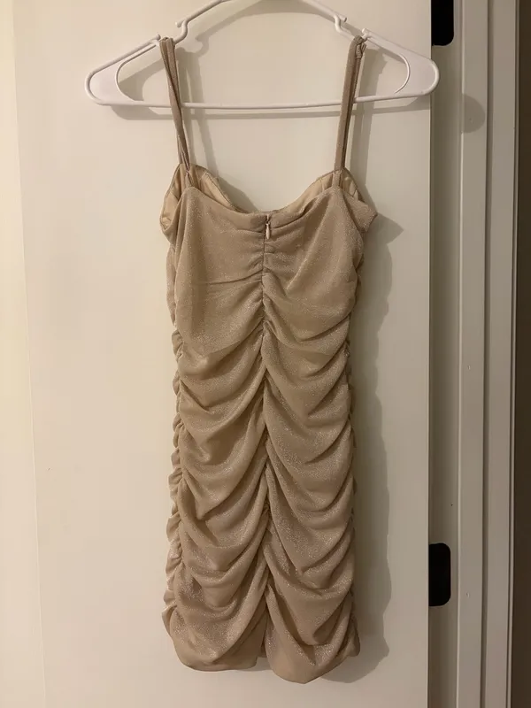 Princess Polly Dress Gold Mini - Image 2