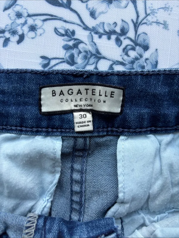 bagatelle Tailored Wide Leg Trouser Jeans Pleated Front Sz 30/10 Business Casual - Image 7