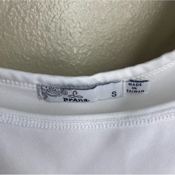 Prana White sleeveless knee‎ length dress size Small - Image 5