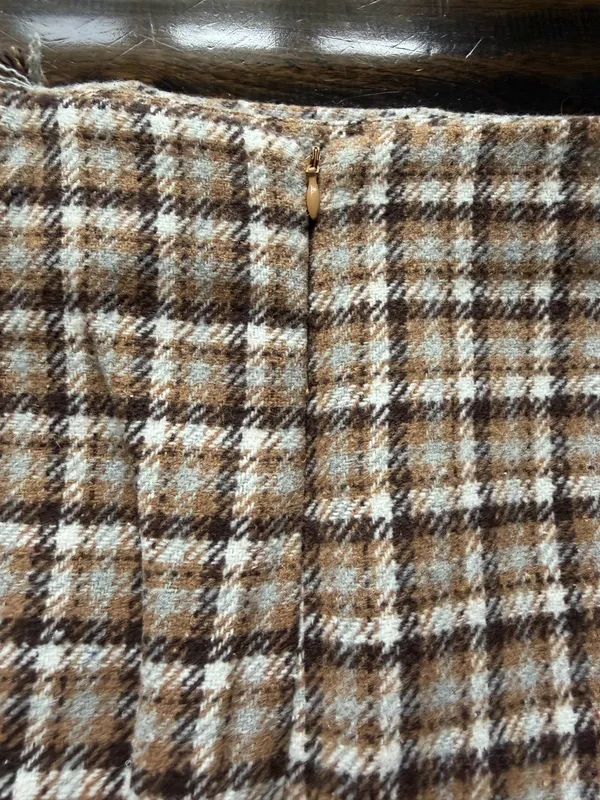 HYFVE Brown Plaid Skirt - Image 6