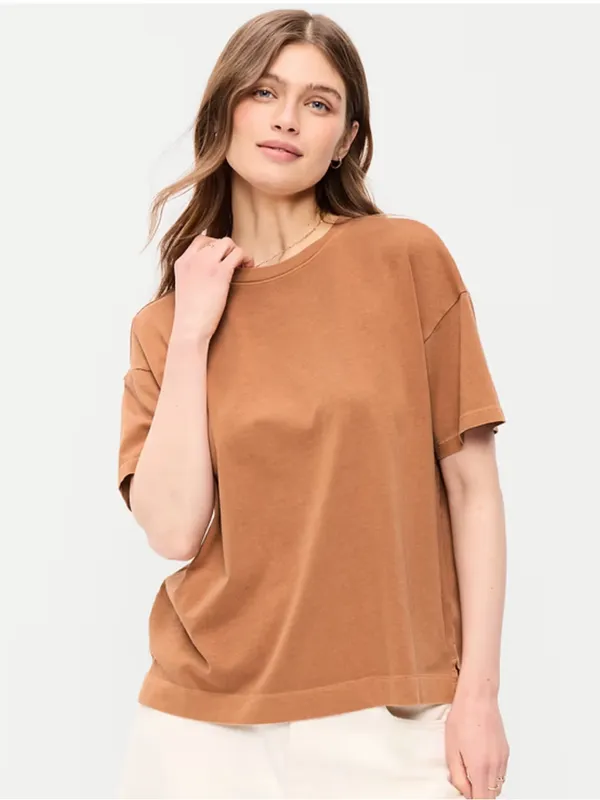 5 for $20 MIX N MATCH NWT Brown Crewneck Tee - Image 4