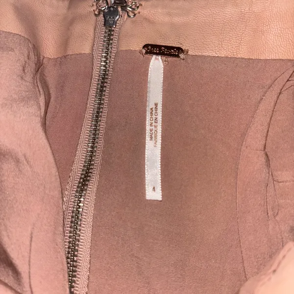 Free People Faux Suede Pink Skirt - Image 7