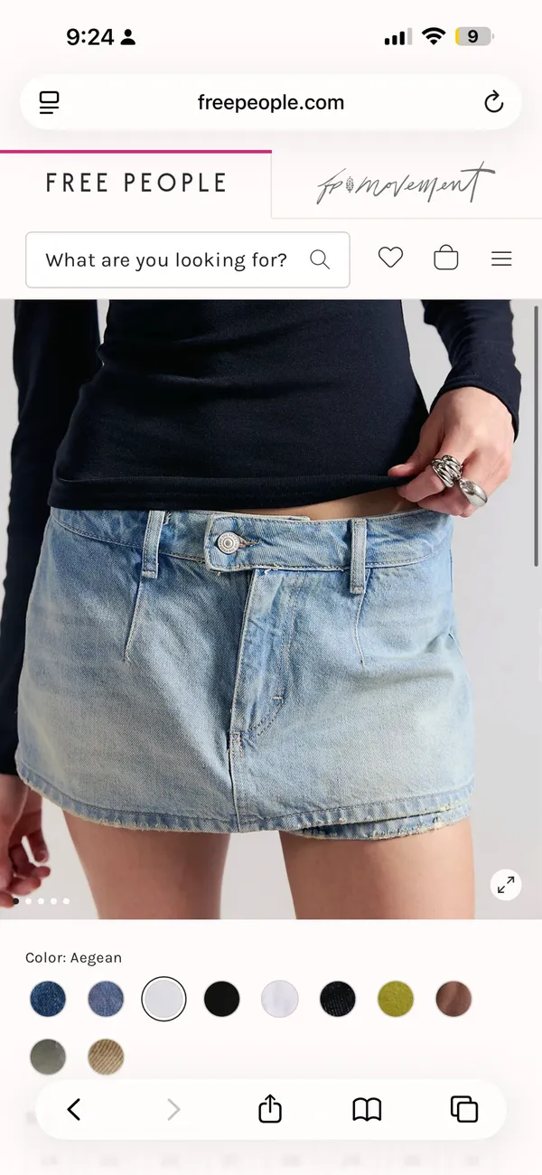 Free People Gallivanting Peekaboo Skort - Image 2