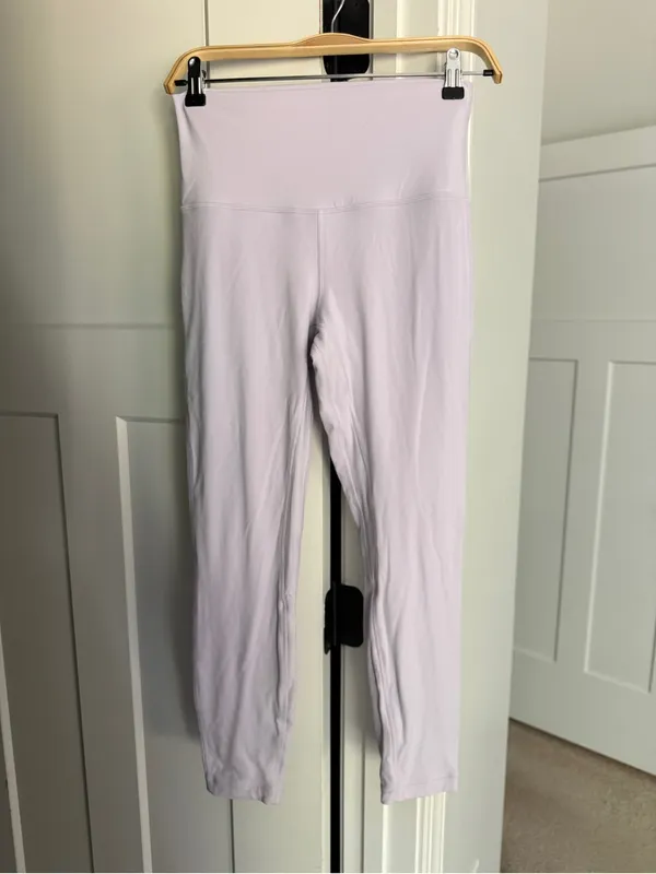 Lululemon Align Pant 25" Lavender Dew light purple leggings high rise stretch - Image 3