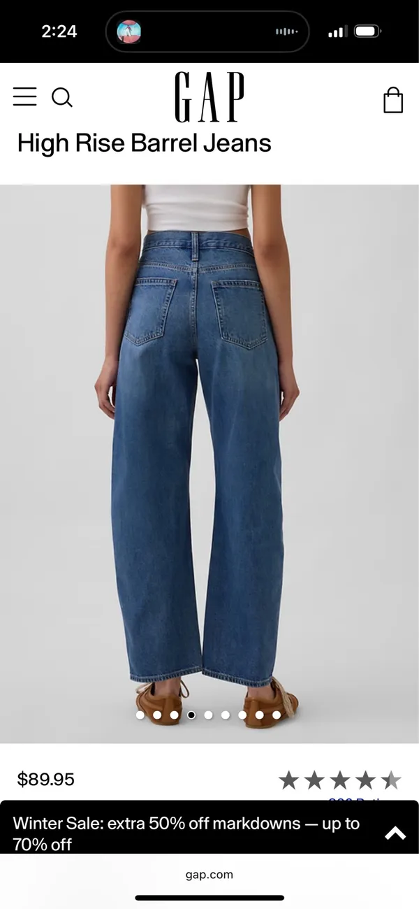 Gap Barrel Jeans  - Image 3
