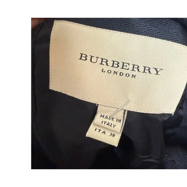 Burberry London Sleeveless Shift Dress Made in Italy Sz. IT 38 (US 2) - Image 2