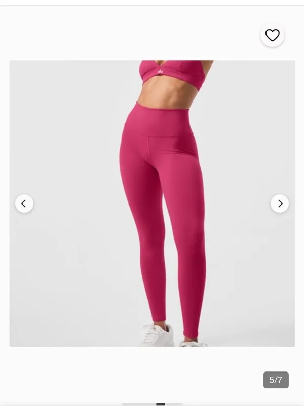 ALO Yoga Hot Summer Crush Airbrush 7/8 Leggings - Image 3