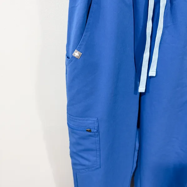 FIGS Zamora Jogger Scrub Pants XXS Winning Blue Joggers EUC - Image 3