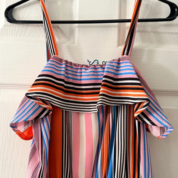 Colorful Striped Romper - Image 2