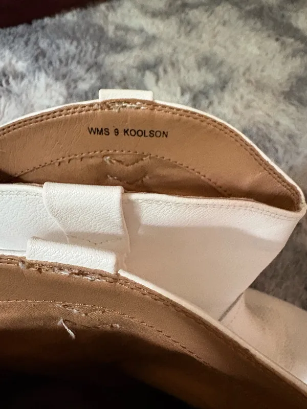 White Cowboy Boots Size 9 - Image 4