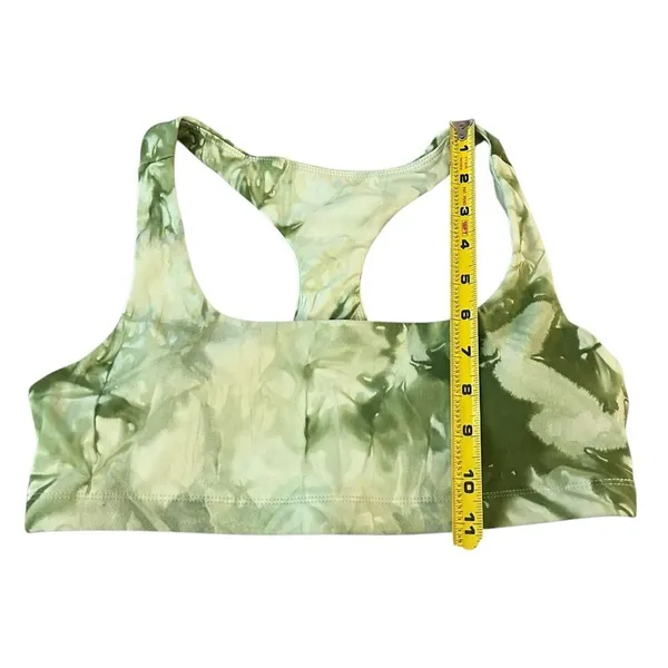 Balance Athletica Vitality Womens M Core Sports Bra Rio Green Tie Dye Padded New - Image 7