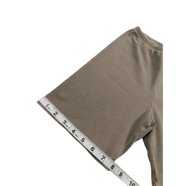 SKIMS Cotton Rib Bike Shorts – Size S –‎ Beige / Taupe - Image 4