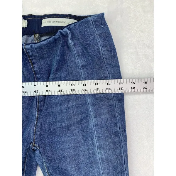 Pilcro‎ And The Letterpress Jeans Womens 26 High-Rise Denim Legging Blue Stretch - Image 3