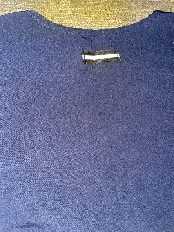Beyond Scrubs Navy Scrub Top - Image 4