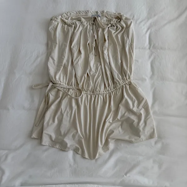 Peppermayo Leighton Mini Dress Ivory S/M - Image 2