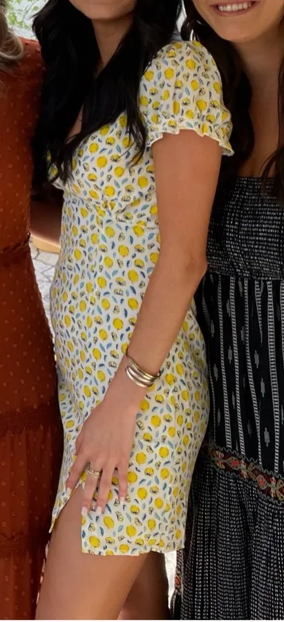 Princess Polly Lemon Print Mini Dress - Image 2