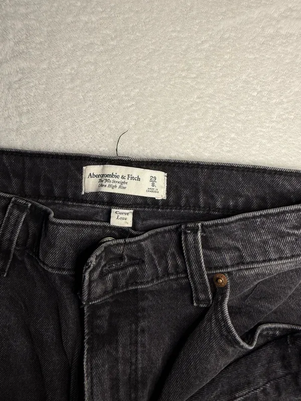 Abercrombie Jeans High-Rise Straight Curve Love - Image 2