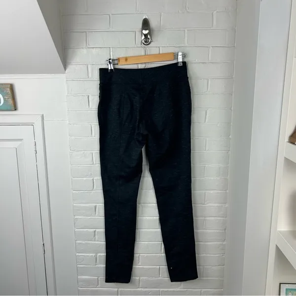Royal Robbin’s Heather Dark Grey Zipper Detail Thick Legging Pants Size S - Image 11