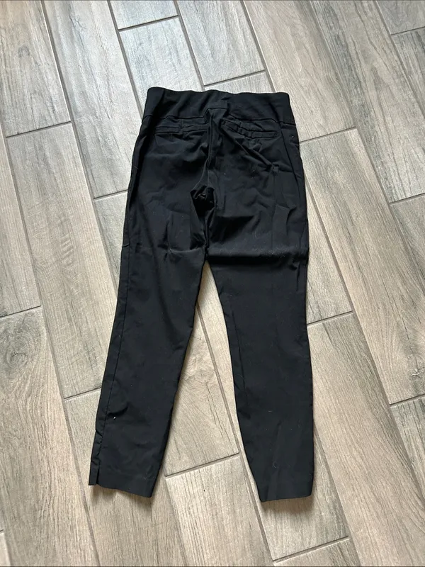 Black Women's Stretch Ankle Pants - Image 4