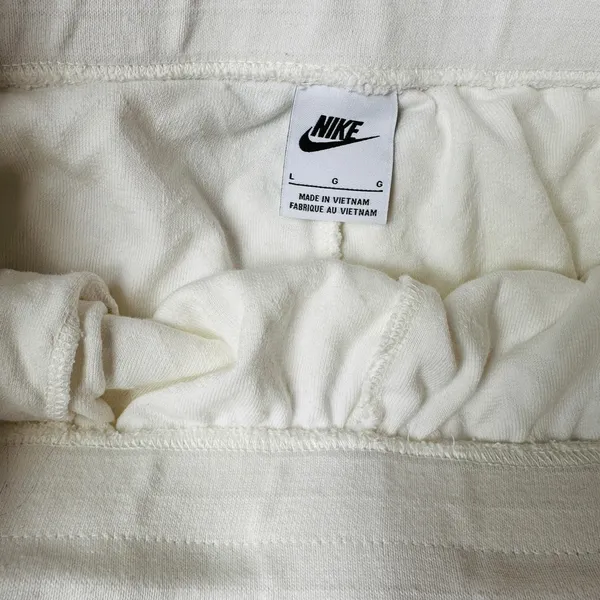 Nike Joggers Women’s‎ Sz L Everyday White Track Tapered Leg and High-Waisted Fit - Image 2