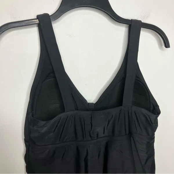 Motherhood Maternity black one piece swimsuit‎ size medium - Image 5