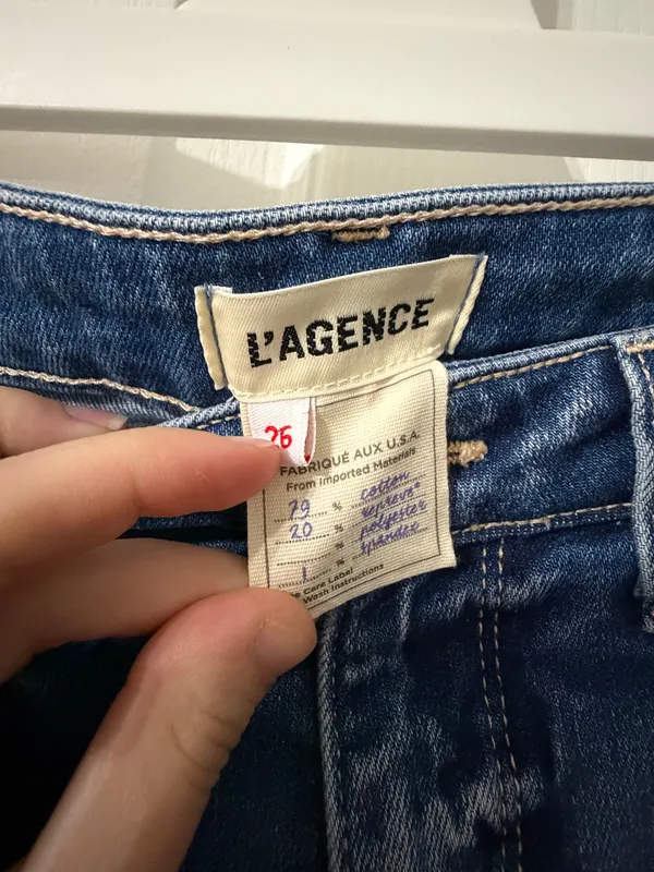 L'Agence Jeans Ruth High-Rise Straight Leg - Image 3