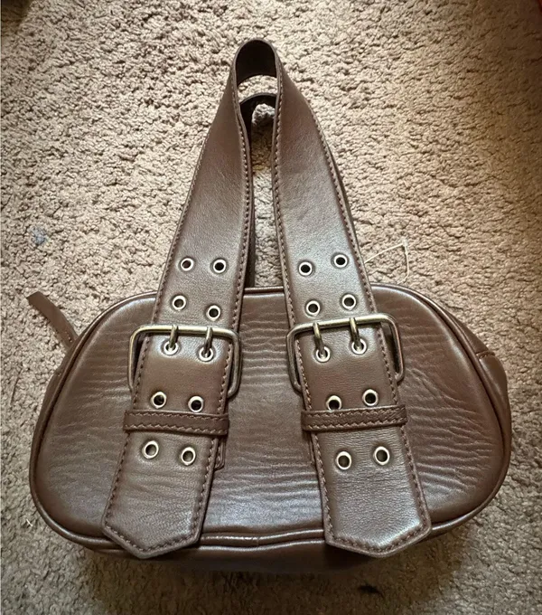 Free People Say Yes Bag Brown Leather - Image 3