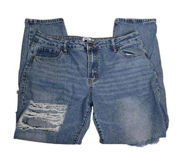 Rue21 Womens 16 Distressed Straight Boyfriend Jean - Image 4