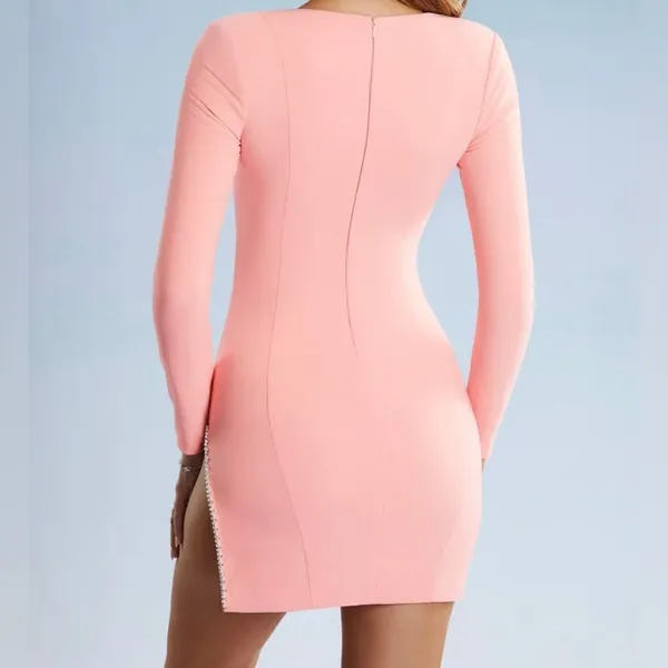 Cowl neck mini dress - Image 3