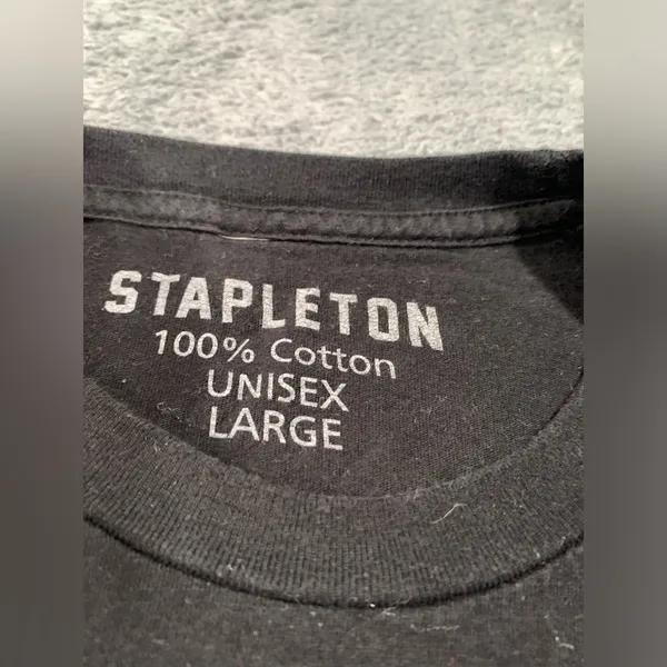 Chris Stapleton all American road show large tee Black - Image 3