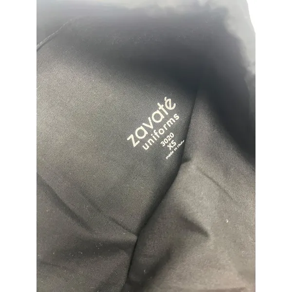 Zavate Uniforms 3020 Black Scrub Pants‎ Drawstring Waist XS Fits Medium EUC - Image 2