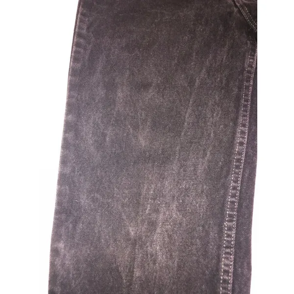 Vintage Levis Black Jeans Slim Fit Tapered Leg Size 9 Womens Black 90s USA Made - Image 7