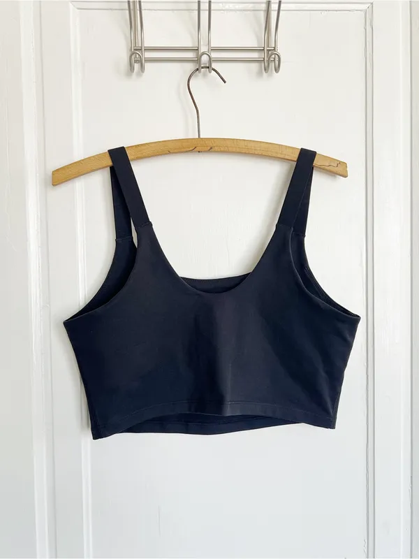Offline by Aerie • The Hugger Longline Sports Bra black Recharge Least Support - Image 6