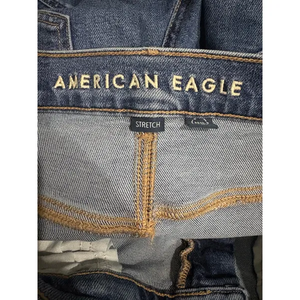 American Eagle Super High Waisted Baggy Straight Cargo Jean Women’s 4 Regular - Image 4