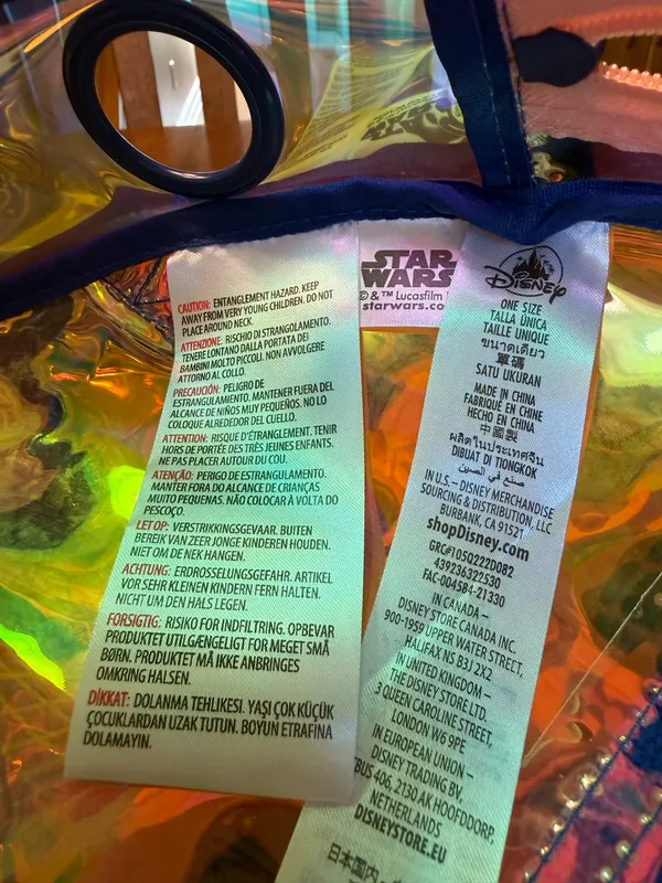 The Disney Star Wars Grogu Iridescent Heart Backpack - Image 2